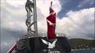 Maltese Falcon Super Yacht in BVI [upl. by Ontine700]