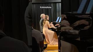 French pianist Maxime Zecchini and Filipina pianist Karla Diño performs katakataka 🇫🇷🇵🇭 [upl. by Lippold]