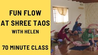 70 Minute Yoga Class  Fun Flow at Shree Yoga Taos NM [upl. by Ecirum848]