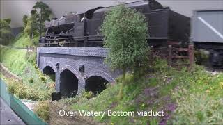 A 7mm model of the Somerset amp Dorset Railway at Bath Green Park [upl. by Katonah]