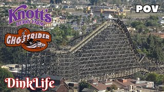 GhostRider at Knotts Berry Farm POV  Review [upl. by Gisser]