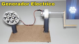 Cómo Hacer Un Generador Electrico Casero para la Escuela [upl. by Nnairret]