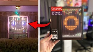 Review amp Demo of Lumary Smart Curtain Lights [upl. by Ardnua]