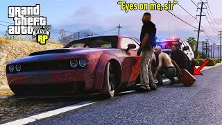 Cop DISTRACTS Guy so I Can Steal His Gas GTA RP [upl. by Limaa]