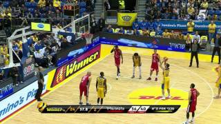 Highlights Maccabi Fox Tel Aviv  Hapoel GilboaGalil 7776 Cup [upl. by Enylcaj272]