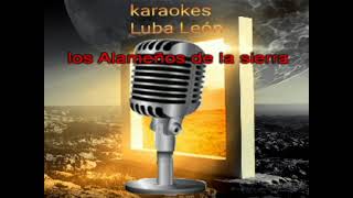 prometiste los Alameños de la sierra karaoke [upl. by Hawger]