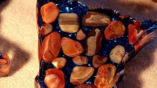 Lake Superior Agates Casting using silicone molds [upl. by Eerat124]