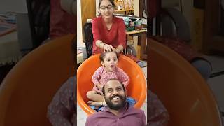 Happy Family Rajadvithi MaanushiHead MassageCute MomentsCoupleGoalsLovecareMom Dad Daughter [upl. by Ralaigh]