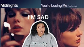 Taylor Swifts Youre Losing Me makes me emotional  Midnights From the Vault song reaction [upl. by Eceirehs299]