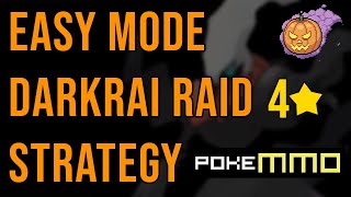 Darkrai 4☆ Raid Guide  Halloween 2024 PokeMMO [upl. by Notwal]