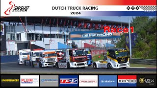 ZOLDER – Race 1 Dutch Truck Racing 2024 [upl. by Limemann]