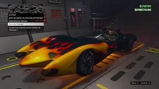 CUSTOMISATION DE LA SCRAMJET GTA5 ONLINE 1 45 PS4 [upl. by Nimzay]