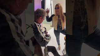 Anastacia adlibs with Peter Maffay [upl. by Nosnhoj]