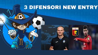 3 DIFENSORI NEW ENTRY CONSIGLI ASTA FANTACALCIO 20232024 [upl. by Hervey966]