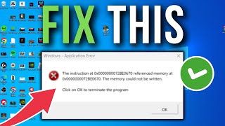 How To Fix Referenced Memory At 0x00000000 Error  Full Tutorial [upl. by Trebo71]