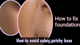 How to avoid cakey foundation Try these techniques to get flawless skin [upl. by Boothe]