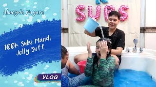 Alhamdulilah 100K Subs quotMandi Gelli Baff Bareng Abangquot [upl. by Gauldin]