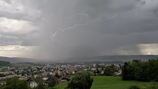 14052024  Gewitter Schälchlihoger Urdorf  1750  1853h [upl. by Elisabetta]