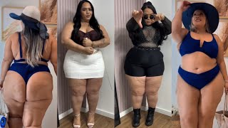 Curvy fashion trendy bikini 👙 plus size Curvy haul 💖 [upl. by Collyer]