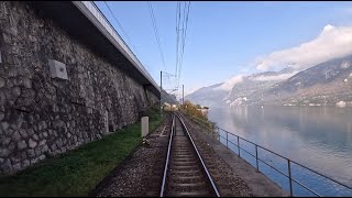 Führerstandsfahrt Sargans  Ziegelbrücke  Uznach [upl. by Ruberta]