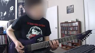 Bolt Thrower  World Eater rhythm guitar cover [upl. by Sharai]