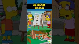 AS REGRAS DO BART simpsons desenho cartoon [upl. by Wendelin871]