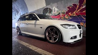 Modified BMW E91 330d Gets A Quick Exterior Detail [upl. by Heida]