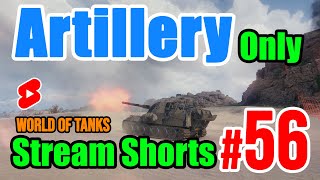 Artillery Only  World of Tanks shorts [upl. by Shornick]