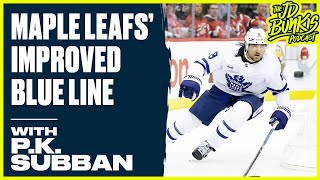 Maple Leafs Improved Blue Line  JD Bunkis Podcast [upl. by Lebatsirc]