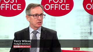 Terry Wilcox Hudgell Solicitors Discusses The Post Office Inquiry On BBC Breakfast 09042024 [upl. by Claudius858]