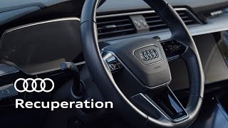 Recuperation in your Audi etron vehicle [upl. by Akimrej]