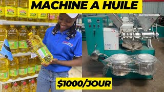 Voici la Machine pour produire facilement de lhuile végétale darachide et la commercialiser [upl. by Marrilee636]