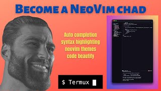 NeoVim Termux Setup How to Configure the NvChad Plugin and Theme [upl. by Tammy]