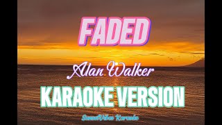 Faded  Alan Walker Karaoke [upl. by Ahsekim]