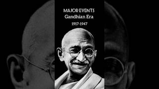 The Gandhian Era gk history gandhi era shorts mahatmagandhi [upl. by Addi]