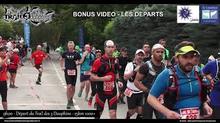 Trail des 3 Dauphins 2018  Les départs [upl. by Ebeneser]