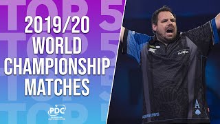 Top 5 Matches  201920 World Darts Championship [upl. by Gonyea]