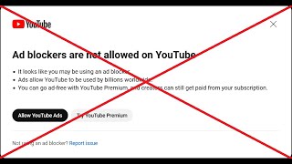 how to bypass youtubes antiadblock popup in less than 2 minutes [upl. by Oruhtra835]