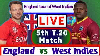 West Indies vs England I WI vs ENG I 5th T20 Match  England tour of West Indies I Cricfame [upl. by Alaekim981]