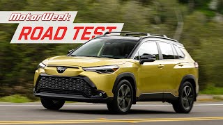 2023 Toyota Corolla Cross Hybrid  MotorWeek Road Test [upl. by Aneri691]