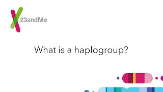 23andMe FAQ What is a haplogroup [upl. by Oigimer]