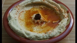 Hummus original Egyptian recipeطريقة عمل سلطة إلحمص [upl. by Aziar428]