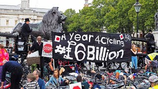 National Cycling Protest 7th Sept 2019 London UK [upl. by Eirelam]