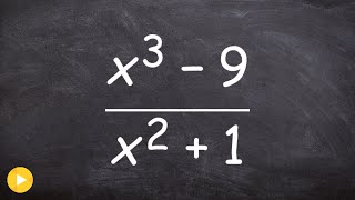 Divide two polynomials using long division [upl. by Akina]