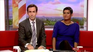 NAGA MUNCHETTY 171113 BBC BREAKFAST  06000659 [upl. by Llyrad309]