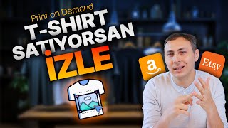 Print on demand modeliyle tshirt satıyorsan kesinlikle izle [upl. by Ahsekam]