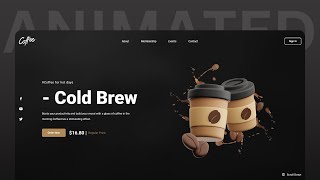 Animating Responsive Website Using HTML And CSS StepbyStep [upl. by Estel]