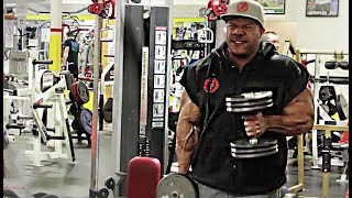 Phil Heaths Arms Workout On The Road To The 2017 Mr Olympia [upl. by Aicilla]