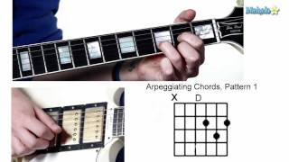 Lesson 12 How to Arpeggiate Guitar Chords Pattern 1 [upl. by Centonze]