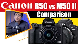 Canon R50 vs Canon M50 Mark II Hindi  Best Canon Camera for Beginners [upl. by Aidyn460]